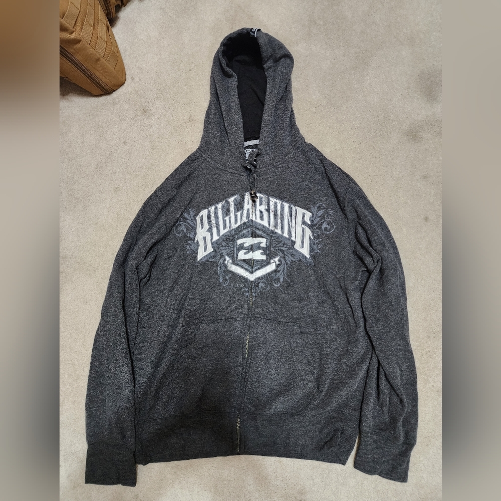 Billabong hoodie dark grey medium